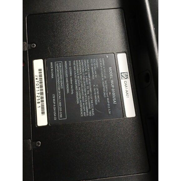 Nintendo Wii U - 32GB Black Console W/ Hookups - Tested & Working - Picture 7 of 11